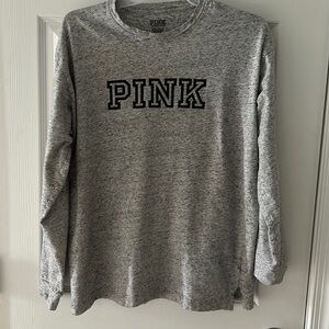 VS PINK gray shirt